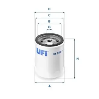 Топливный фильтр UFI 24.319.01
