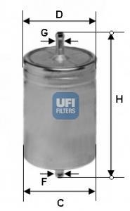 Топливный фильтр UFI 31.583.00 (фото 1)