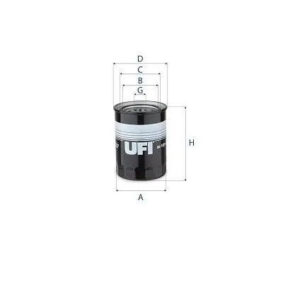 Масляный фильтр Ufi UFI 23.121.00 (фото 1)
