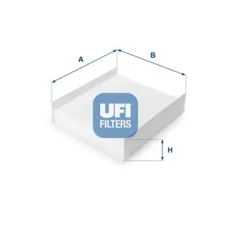 Фільтр, повітря у внутрішній простір UFI 53.157.00