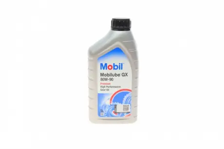 Масло трансмиссионное Mobilube GX 80W-90. 12x1 lt (1 л) (альт. Код 152660) MOBIL 142116