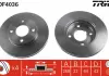 Диск тормозной FORD FIESTA. FOCUS. MAZDA 2 передние.. вент. TRW DF4036 (фото 3)