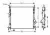 Радиатор охлаждения двигателя Focus C-Max 1.6 TDCi * 10 / 03- (AVA) AVA COOLING FDA2370 (фото 1)