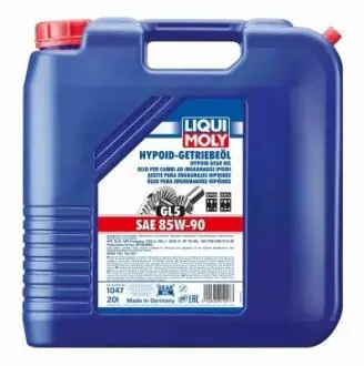 МАСЛО трансмиссионных HYPOID-GETRIEBEOIL GL5 85W-90 20Л LIQUI MOLY 1047