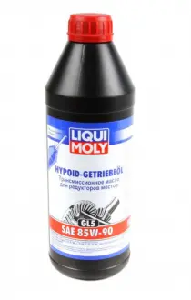 МАСЛО трансмиссионных HYPOID-GETRIEBEOIL GL5 85W-90 1Л LIQUI MOLY 1956