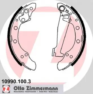 Гальмівні колодки барабан Skoda Fabia-VW Polo-Seat ZIMMERMANN 109901003