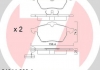 Тормозные колодки перед Audi A3-VW Golf 4 до 2000г ZIMMERMANN 219112001 (фото 1)