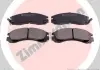 Тормозные колодки перед Mitsubishi L200-Pajero Spo ZIMMERMANN 213631601 (фото 1)