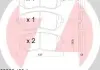 Гальмівні колодки перед Subaru Impreza 15-20-Fores ZIMMERMANN 238651801 (фото 1)