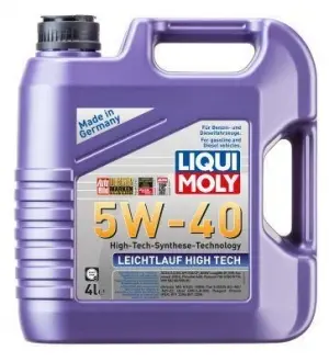 Масло моторное Leichtlauf High Tech 5W-40 (4 л) LIQUI MOLY 2595