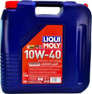Масло моторное Diesel Leichtlauf 10W-40 (20 л) LIQUI MOLY 1388