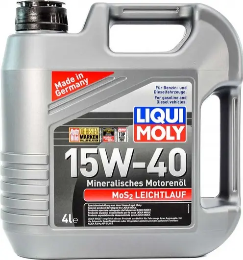 Масло моторное Liqui Moly MoS2 Leichtlauf 15W-40 (4 л) LIQUI MOLY 1949 (фото 1)