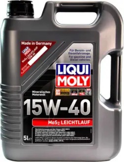 Масло моторное MoS2 Leichtlauf 15W-40 (5 л) LIQUI MOLY 1933