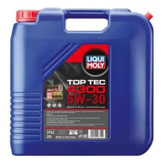 Масло моторне Top Tec 4300 5W-30 (20 л) LIQUI MOLY 3742 (фото 1)