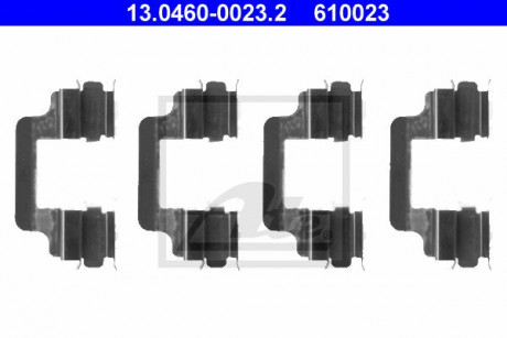 Р-кт зад. тормозных колодок VW T-5 03- ATE 13046000232