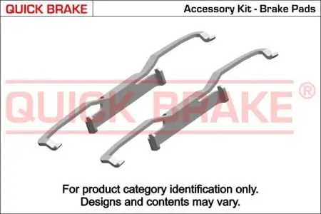 Монтажный компл..тормоз.колодки QUICK BRAKE 1091751