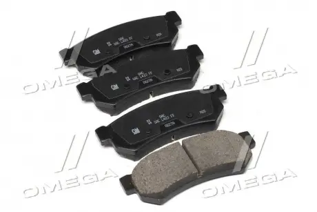 Колодки тормозные задние LACETTI Chevrolet GM 96800089