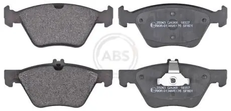 Тормозные колодки дисковые (1 к-т). A.B.S 35043