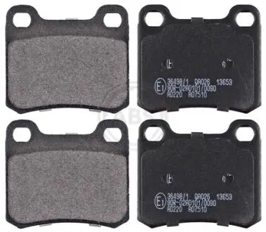 Гальмівні колодки дискові (1 к-т). A.B.S 36498-1