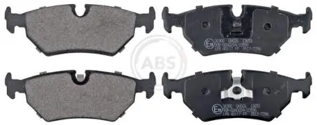 Гальмівні колодки дискові (1 к-т). A.B.S 36900