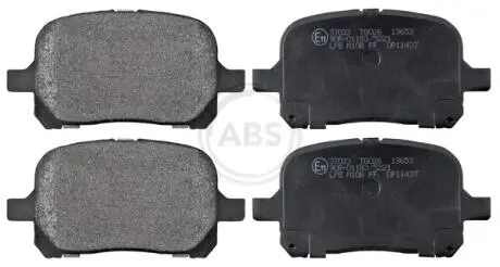 Тормозные колодки дисковые (1 к-т). A.B.S 37033