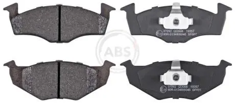 Тормозные колодки дисковые (1 к-т). A.B.S 37092