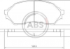 Тормозные колодки дисковые (1 к-т) A.B.S. 37186