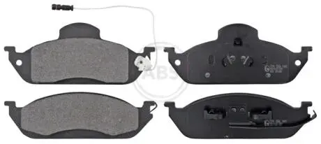Тормозные колодки дисковые (1 к-т). A.B.S 37198