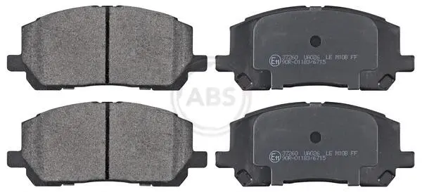 Гальмівні колодки дискові (1 к-т). A.B.S 37260 (фото 1)