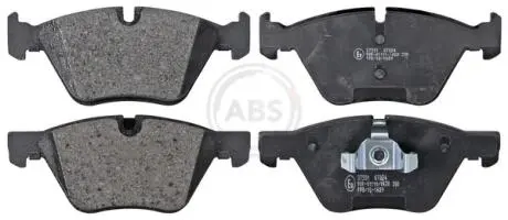 Тормозные колодки дисковые (1 к-т). A.B.S 37551