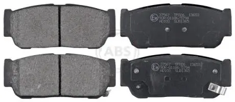 Тормозные колодки дисковые (1 к-т). A.B.S 37567