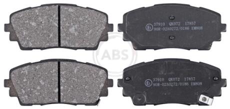 Гальмівні колодки дискові (1 к-т). A.B.S 37910 (фото 1)