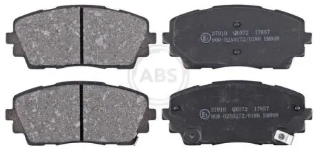 Тормозные колодки дисковые (1 к-т). A.B.S 37910 (фото 1)