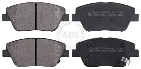 Гальмівні колодки дискові (1 к-т). A.B.S 37951