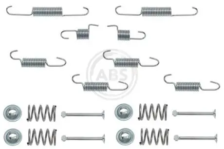 Фото 1 - монтажний к-кт гальмівніх колодок. A.B.S 0025Q Монтажний к-кт гальмівніх колодок. A.B.S 0025Q (фото 1)