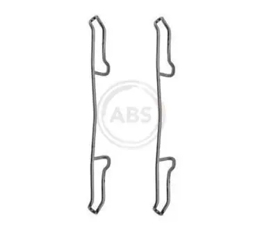Фото 1 - монтажний к-кт гальмівніх колодок. A.B.S 1100Q Монтажний к-кт гальмівніх колодок. A.B.S 1100Q (фото 1)