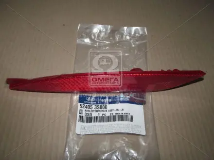 Отражатель бампера заднего левый Hyundai MOBIS (KIA, Hyundai) 924053S000