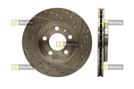 Тормозной диск (перфорированный) STARLINE PB 2479S (фото 1)