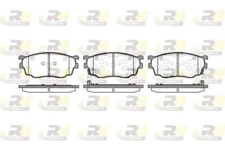 Тормозные колодки. к-кт. ROADHOUSE 280012