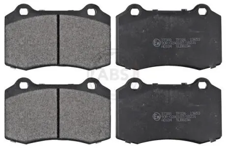 Тормозные колодки дисковые. A.B.S 37388