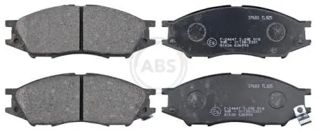 Тормозные колодки дисковые. A.B.S 37680