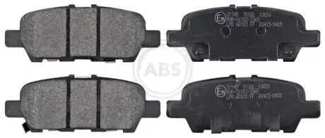 Тормозные колодки дисковые. A.B.S 37745