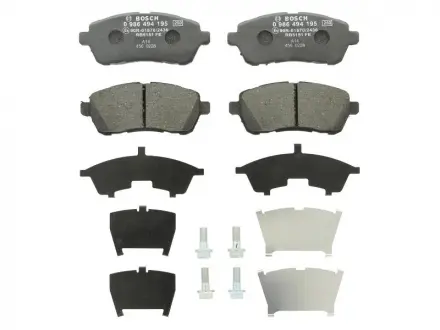 Гальмівні колодки. дискові BOSCH 0986494195 (фото 1)