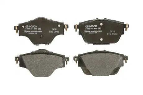 Тормозные колодки. дисковые BOSCH 0986494805
