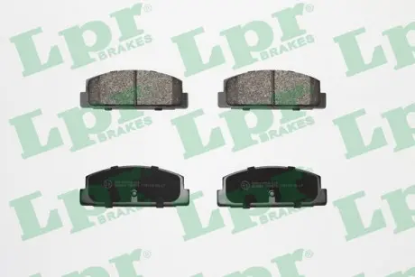 Гальмівні колодки. дискові LPR 05P876