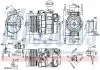 Компрессор кондиционера Nissens 89595