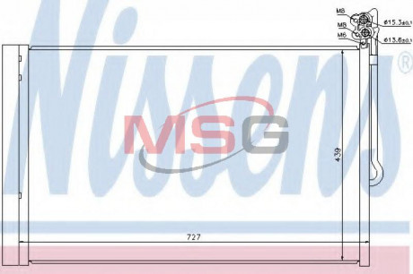 Радиатор охлаждения NISSENS 940157