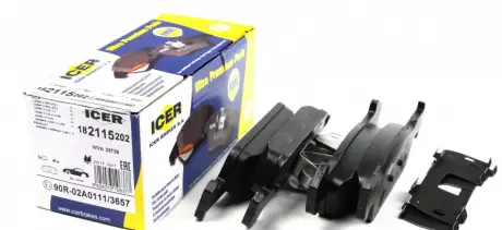 Гальмівні колодки дискові ICER 182115202