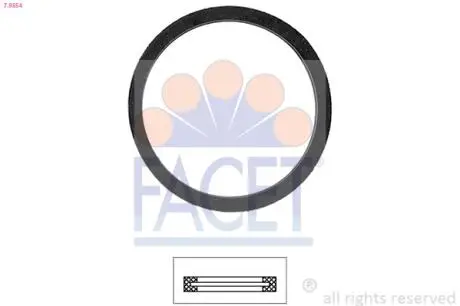 Прокладка термостата FACET 7.9554 (фото 1)