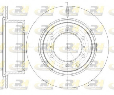 Гальмівний диск ROADHOUSE 6115910